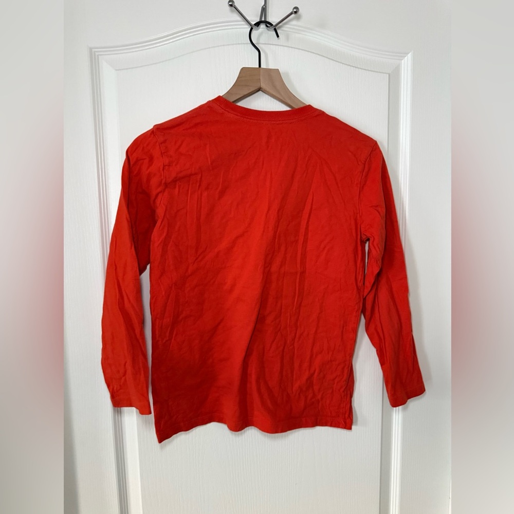 Boys The Children's Place Orange Pumpkin Graphic Long Sleeve Size XL - Picture 3 of 6
